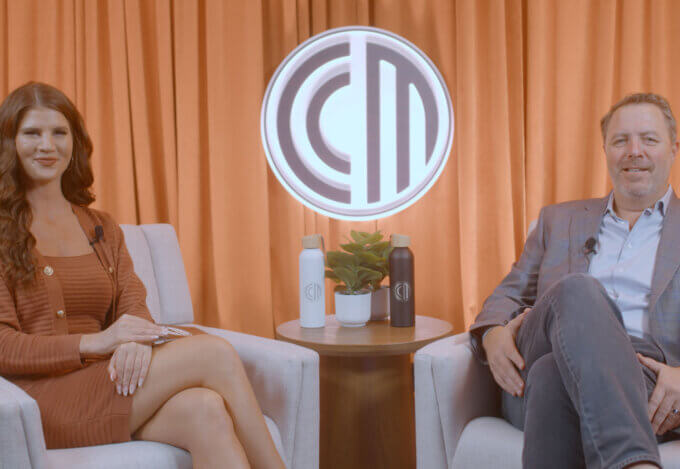 Hunter Marckwardt shares his “buffalo” mindset with Bridget Linton during a CCM Talks podcast interview.